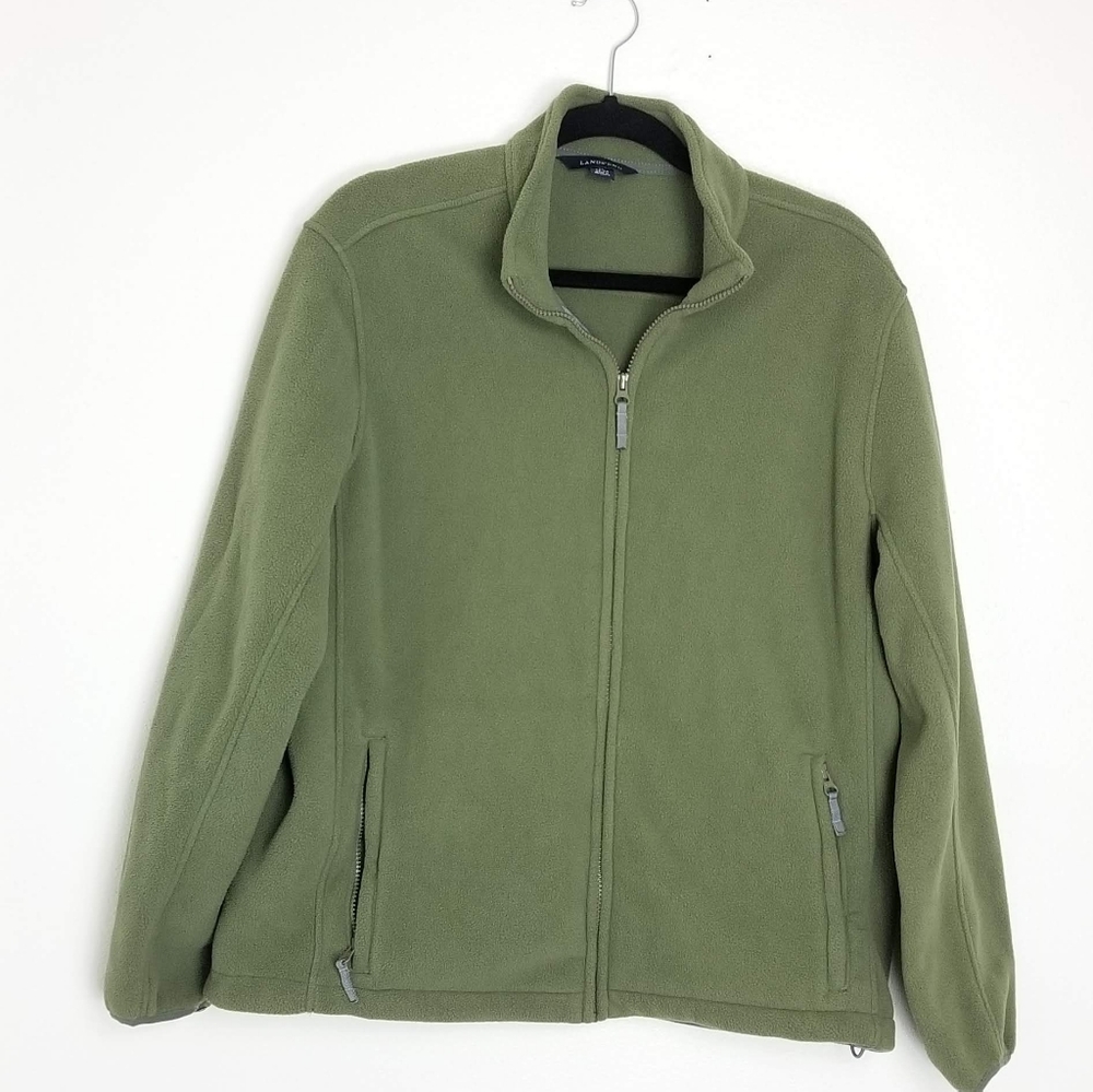 Lands' End Mens Fleece Jacket Size Medium 38-40 - Picture 1 of 4